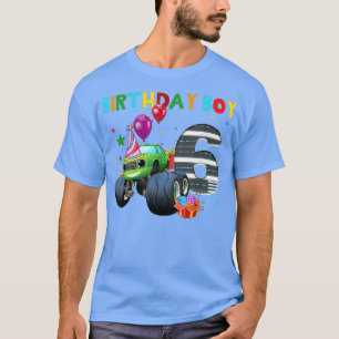 Funny 6th Shirts Monster Truck Birthday Shirt 6 Ye