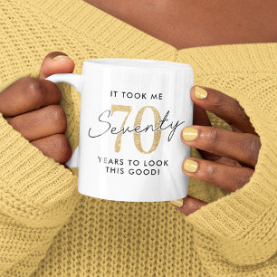 Funny 70th Birthday Gift Coffee Mug