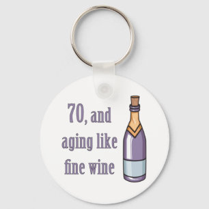 Funny 70th Birthday Gift Ideas Key Ring