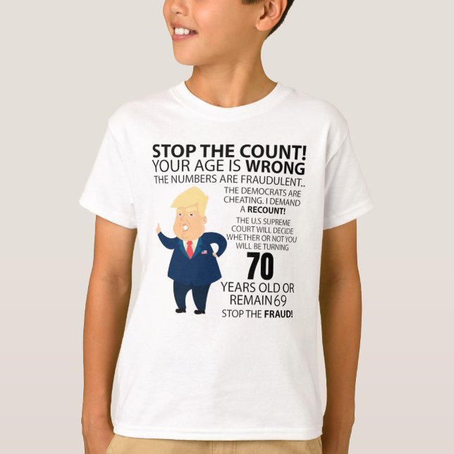 Funny 70th Year Birthday Present Happy Birth year T-Shirt (Front)