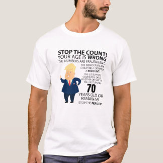 Funny 70Th Year Birthday Present Happy Birth Year T-Shirt