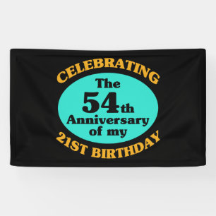 Funny 75th Birthday Gag Gift Banner