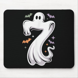 Funny 7 Ghost Meme Halloween Costume Matching Desi Mouse Mat