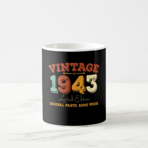 Funny 82 Year Old 1943 Vintage 82nd Birthday Gift Coffee Mug