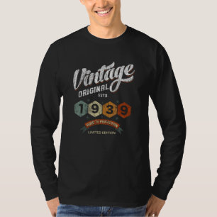Funny 86 Year Old 1939 Vintage 86th Birthday Gift T-Shirt