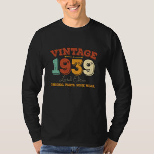 Funny 86 Year Old 1939 Vintage 86th Birthday Gift T-Shirt