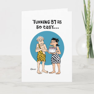 Funny 87th Birthday Card