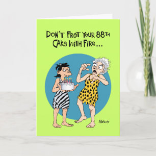 Funny 88th Birthday Card