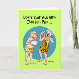Funny 88th Birthday Card