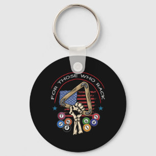 Funny 8 Ball Billiard Pool Player Billiards Key Ring