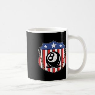 Funny 8 Ball Billiard Pool Player Eight Ball Billi Coffee Mug