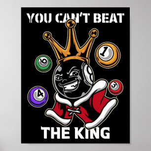 Funny 8 Ball Billiard Pool Player Eight Ball Billi Poster