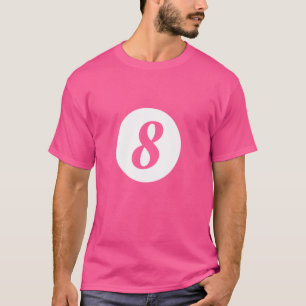 Funny 8 Ball Magic Billiards Pool Lazy Halloween T-Shirt