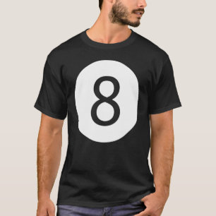 Funny 8 Ball Magic Eight Ball Billiards Black 1 T-Shirt