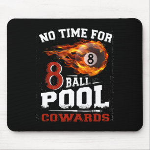 Funny 8 Ball Pool Billiards Player Quote Team Leag Mouse Mat