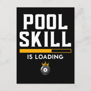 Funny 8 Ball Quote Sports Billiard Pool Postcard
