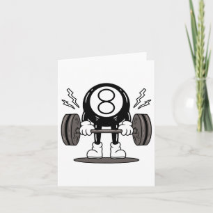 Funny 8 Ll Billiard Pool Player Eight Ll Billiards Card