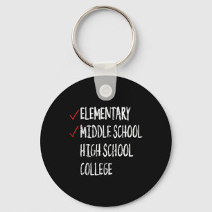 Funny 8th Grade Graduation Gift Middle School Grad Key Ring