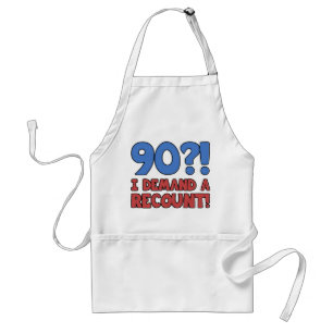 Funny 90th Birthday Gag Gift Standard Apron