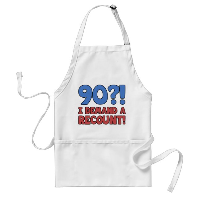 Funny 90th Birthday Gag Gift Standard Apron (Front)