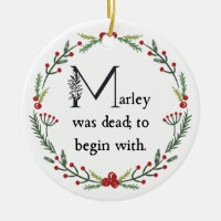 Funny A Christmas Carol First Line Dickens Quote