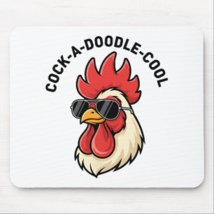 Funny A Doodle Cool Chicken Lover Pun Mouse Mat