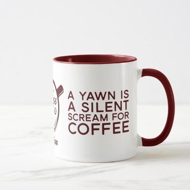 Funny A Yawl Is A Silent Scream For Coffee Mug (Right)