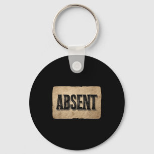 Funny Absent Speech Costume For Boys And Girls Key Ring