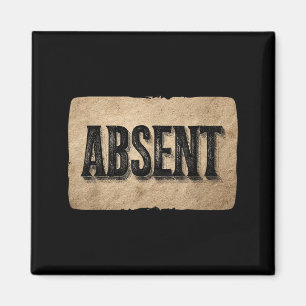 Funny Absent Speech Costume For Boys And Girls  Magnet