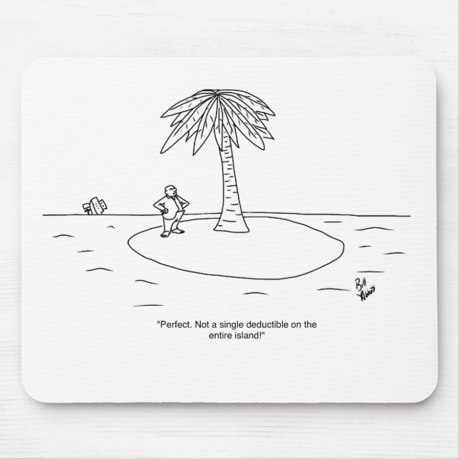 Funny Accountant Business Gift! Mouse Mat (Front)