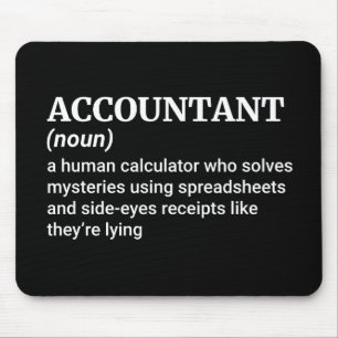 Funny Accountant Definition Mouse Mat