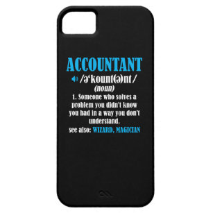 Funny Accountant Gift Idea Definition Accounting Barely There iPhone 5 Case