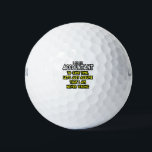 Funny Accountant Gift Ideas Golf Balls<br><div class="desc">Funny Accountant Gift Ideas</div>