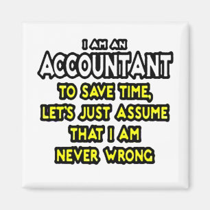 Funny Accountant Gift Ideas Magnet