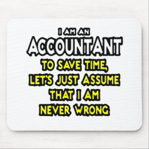 Funny Accountant Gift Ideas Mouse Mat