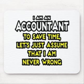 Funny Accountant Gift Ideas Mouse Mat