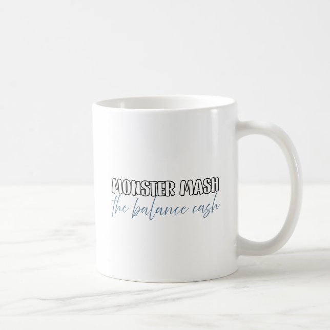 Funny Accountant Halloween - Monster Mash Coffee Mug (Right)