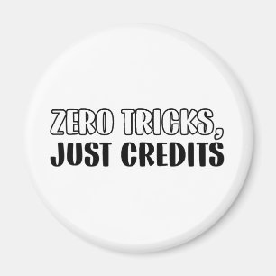 Funny Accountant Halloween - Zero Tricks Magnet