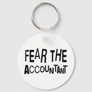 Funny Accountant Key Ring