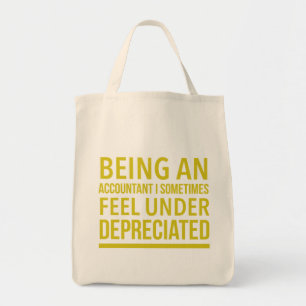 Funny Accountant Pun Tote Bag