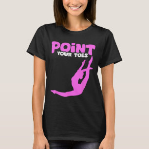 Funny Acro Gymnastics Coach Gymnast Llerina Llet D T-Shirt