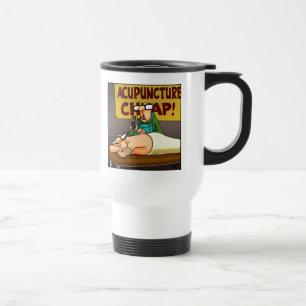 Funny Acupuncture Medical Cartoon Gift! Travel Mug