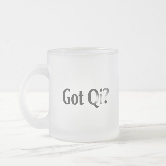 Funny Acupuncture Mug & Energy Flow GiftGot Qi  (Left)