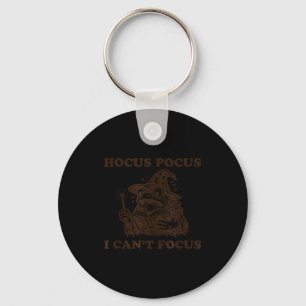 Funny adhd frog wizard - i can't focus key ring
