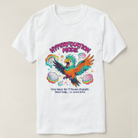 Funny ADHD Neurodivergent Hyperfixation Parrot