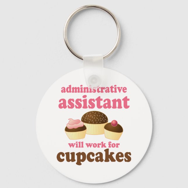 Funny Administrative Assistant Key Ring (Front)
