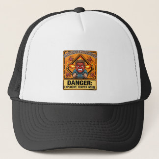 Funny ADR Trucker T-shirt, Explosive Temper Hat