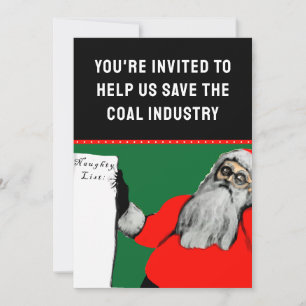 Funny Adult Christmas Holiday Party Invitation