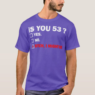 Funny Adult fiftythree 53 Years Old Birthday Gift T-Shirt