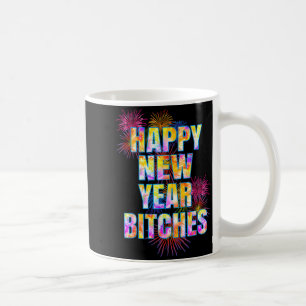 Funny Adult Gift Happy New Year Es Fireworks Party Coffee Mug